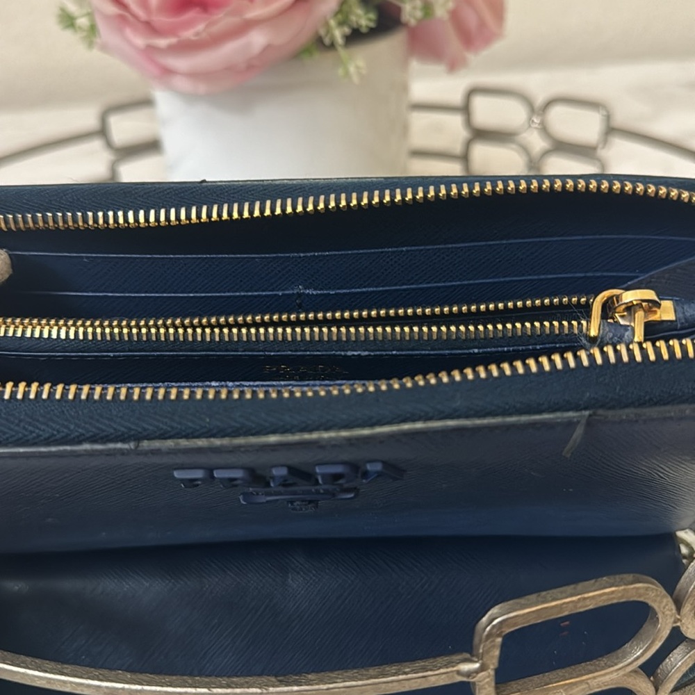 Prada Blue Wallet - Picture 12 of 16